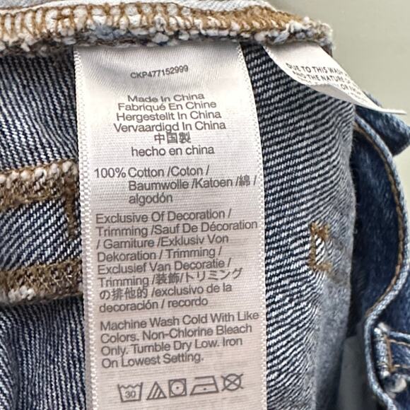 MADEWELL Denim Mid-Rise Maxi Skirt in Pineland Wash Sz 27 / 4 {T30} - Picture 5 of 6